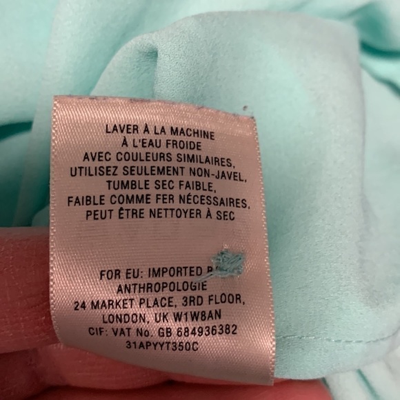 Anthropologie Maeve Semi Sheer Layered Feminine Cottagecore Romantic Girly 2 - Picture 9 of 11